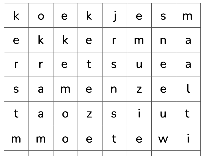 Kom in de kerstsfeer met deze woordzoeker. Perfect als activiteit tijdens de voorbereidingen voor het kerstdiner. Geschikt voor kinderen vanaf 5-6 jaar.