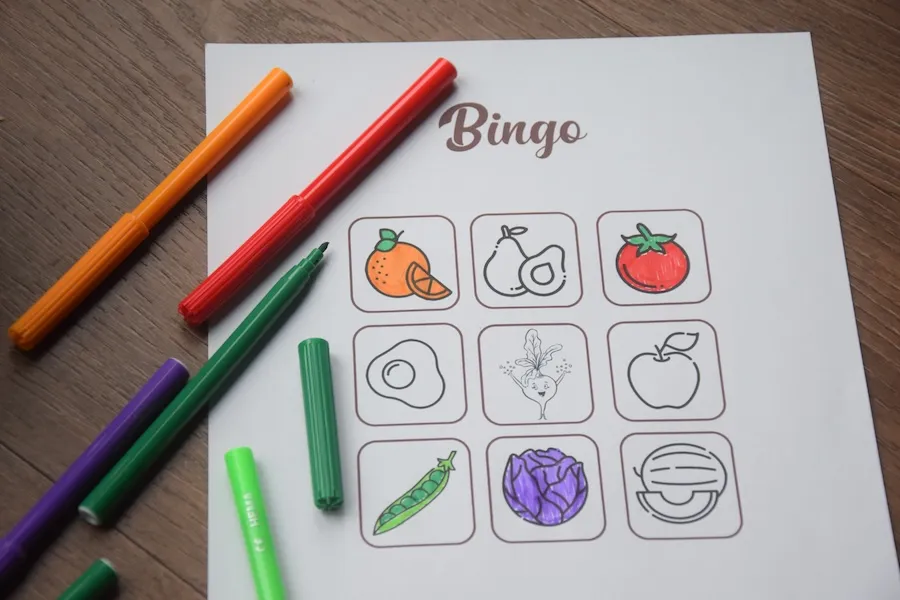 Met dit bingo spel leer je allemaal gezonde producten kennen! Het spel heeft 10 bingo-kaarten.