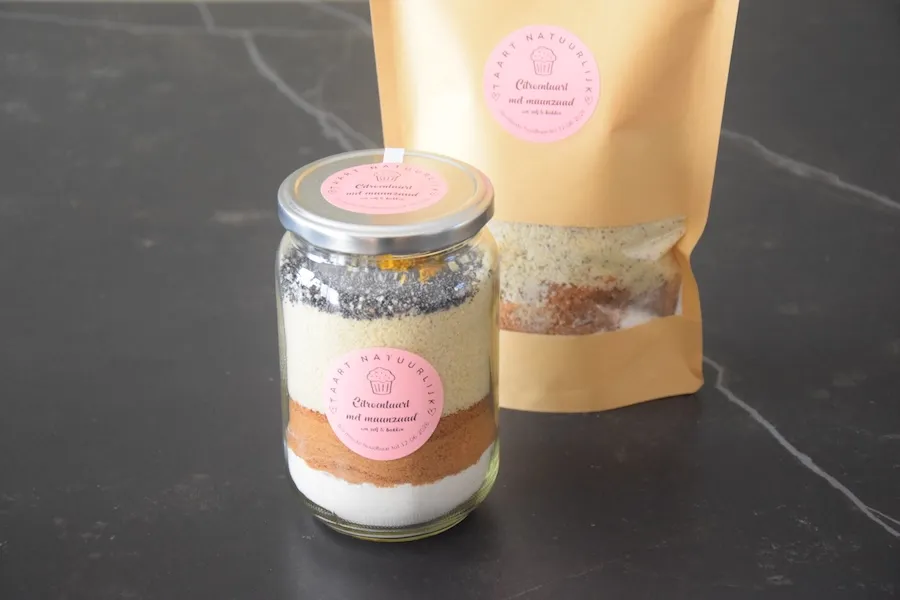 Gezonde Citroentaart maanzaad bakmix - Natuurlijk gezoet - Voedstapje