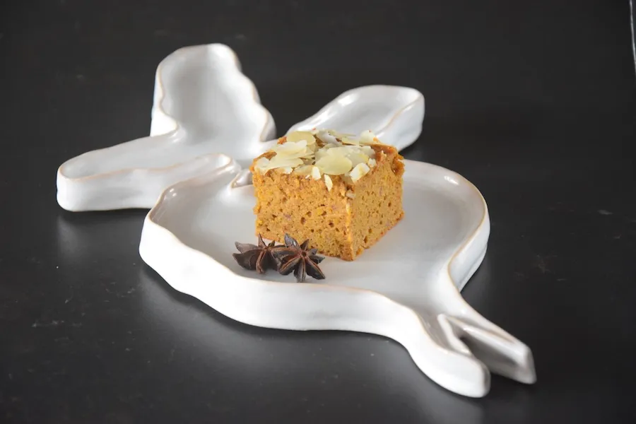 Gezonde pompoen-amandeltaart met chai specerijen