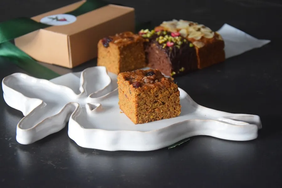 winterbox van Taart Natuurlijk uitgepakt