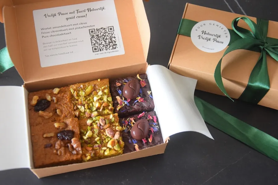 gezonde taart natuurlijk paasbox