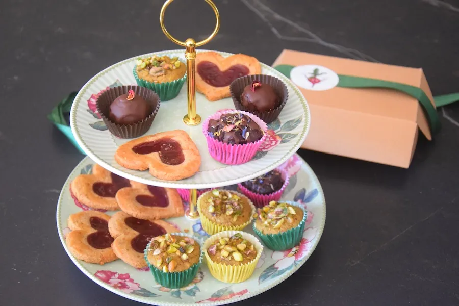 Moederdagbox met gezonde lekkernijen voor meer personen