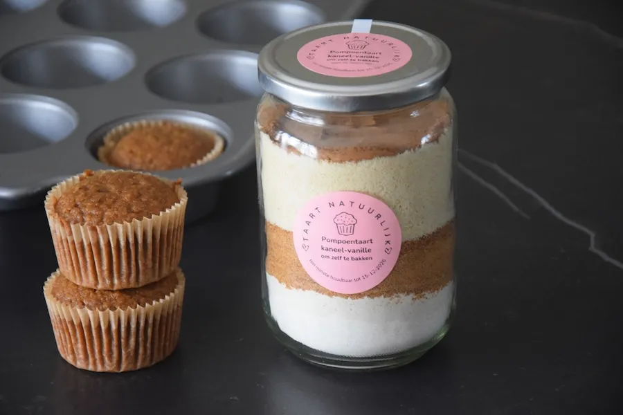 Bakmix Gezonde Pompoentaart met Kaneel en Vanille - Natuurlijk Gezoet