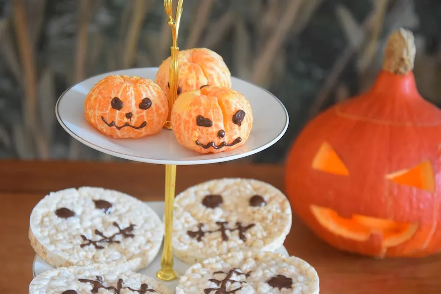 gezonde Halloween traktatie met pure chocolade