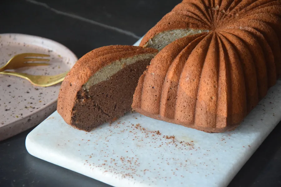 choco-vanillecake