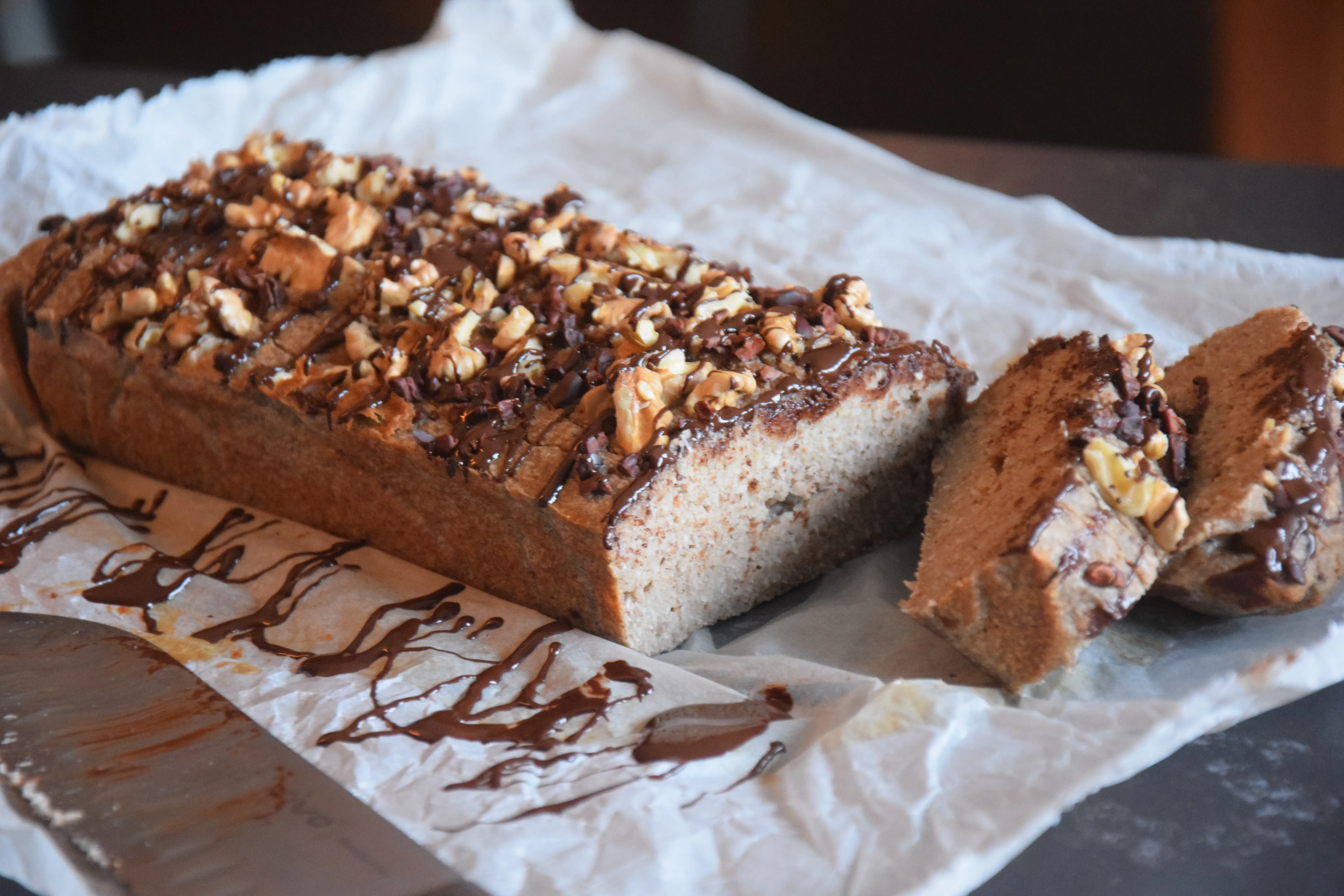 bananenbrood walnoot chocola