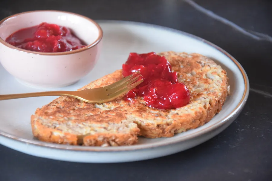 wentelteefjes met cranberrycompote